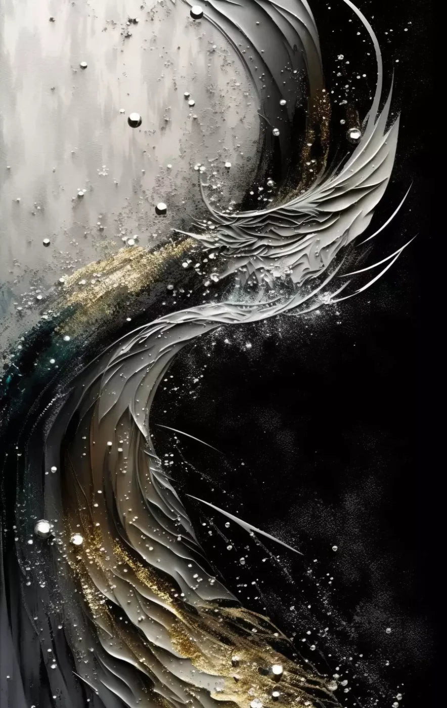 Abstract In Gold And Black 10X16 Ultracloth ( 120 X 192 Inch ) Backdrop