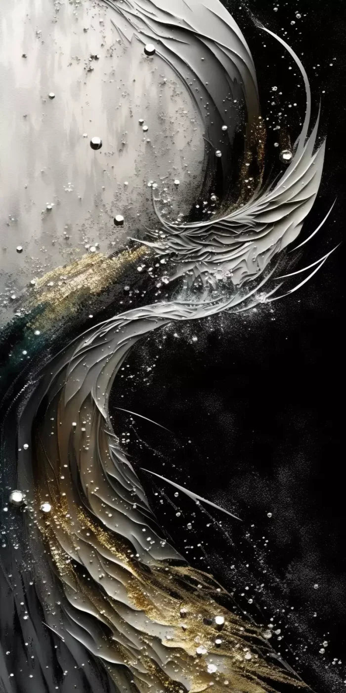 Abstract In Gold And Black 10X20 Ultracloth ( 120 X 240 Inch ) Backdrop