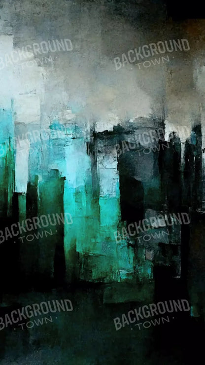 Abstract In Green 8X14 Ultracloth ( 96 X 168 Inch ) Backdrop