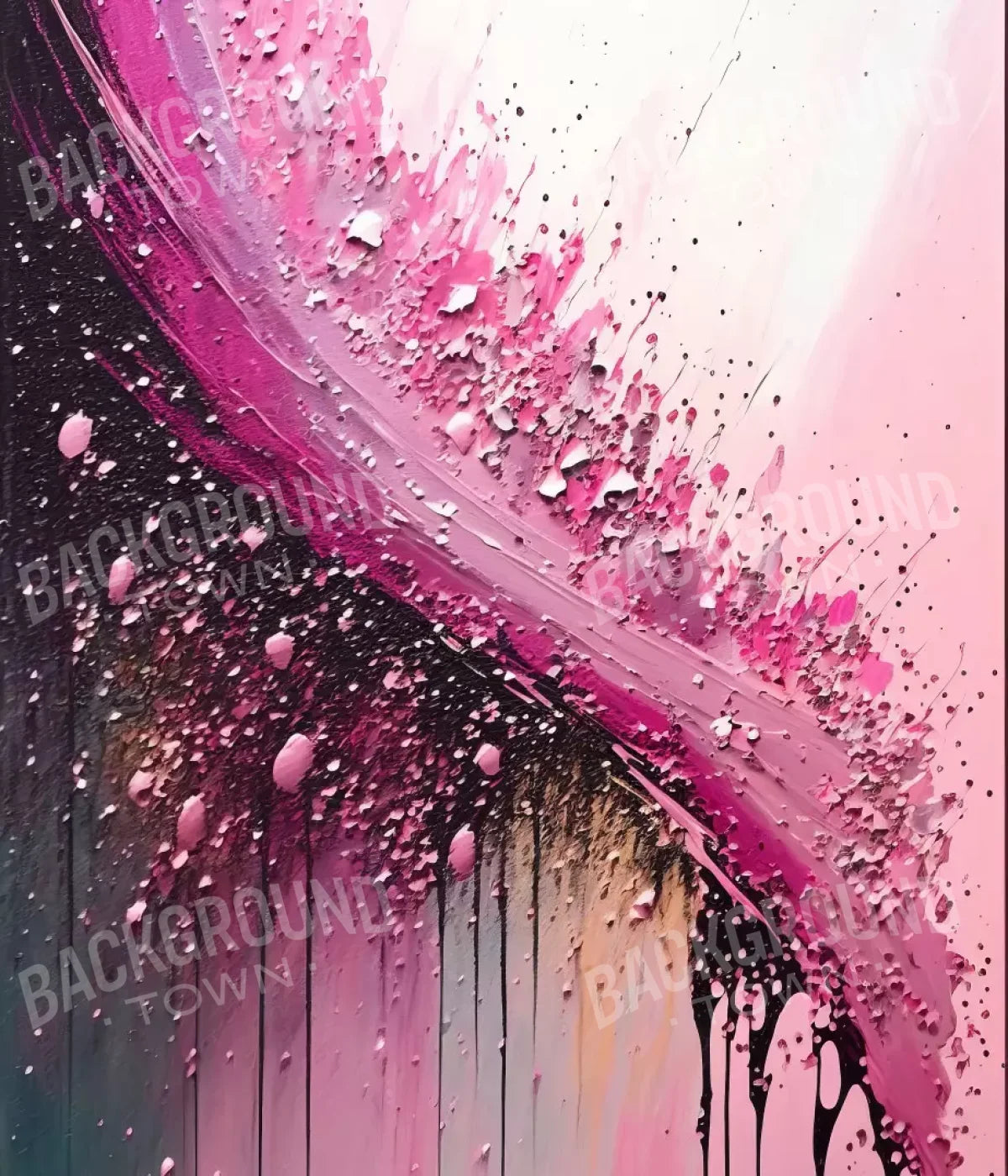 Abstract In Hot Pink 10X12 Ultracloth ( 120 X 144 Inch ) Backdrop