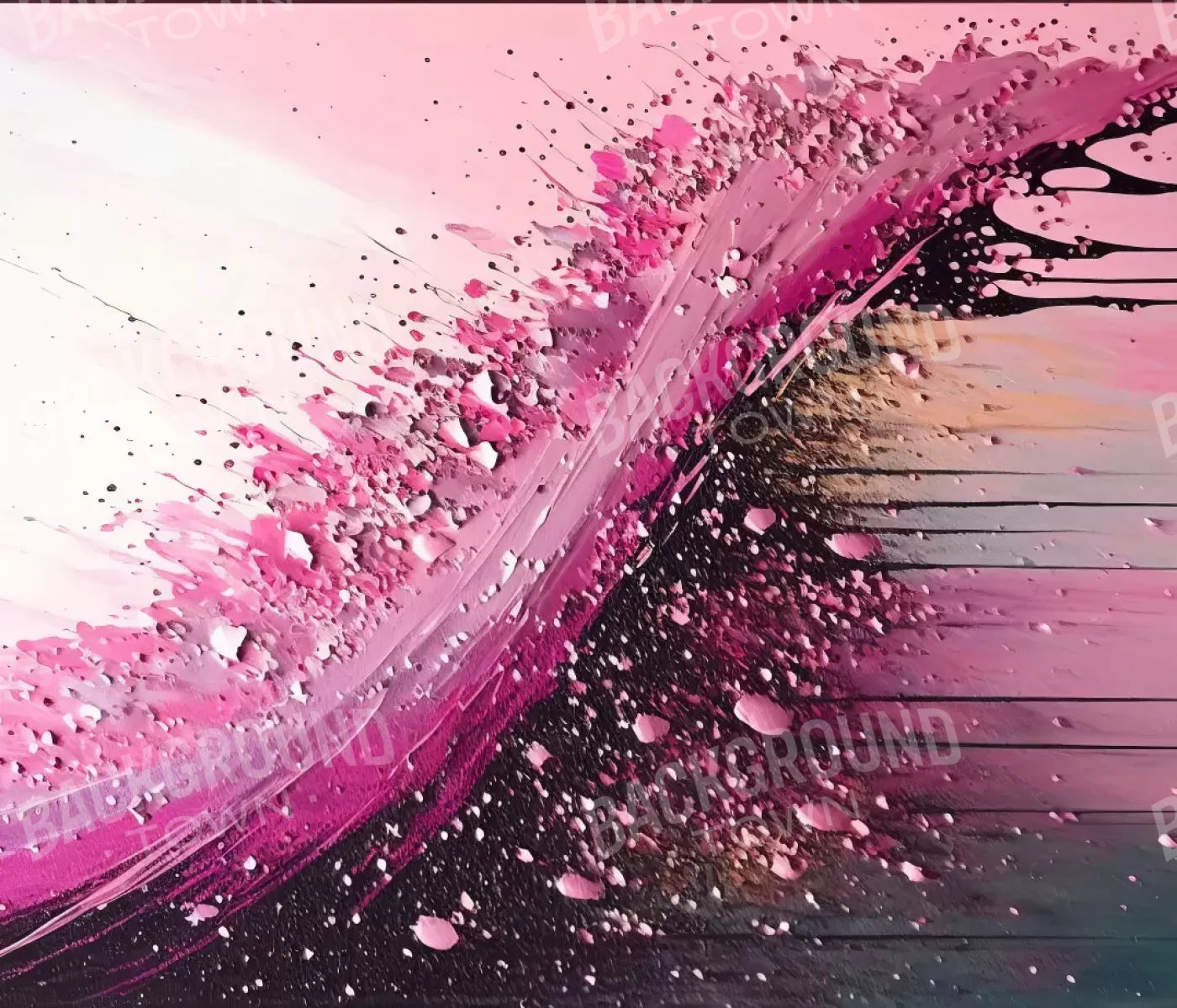 Abstract In Hot Pink H 12X10 Ultracloth ( 144 X 120 Inch ) Backdrop