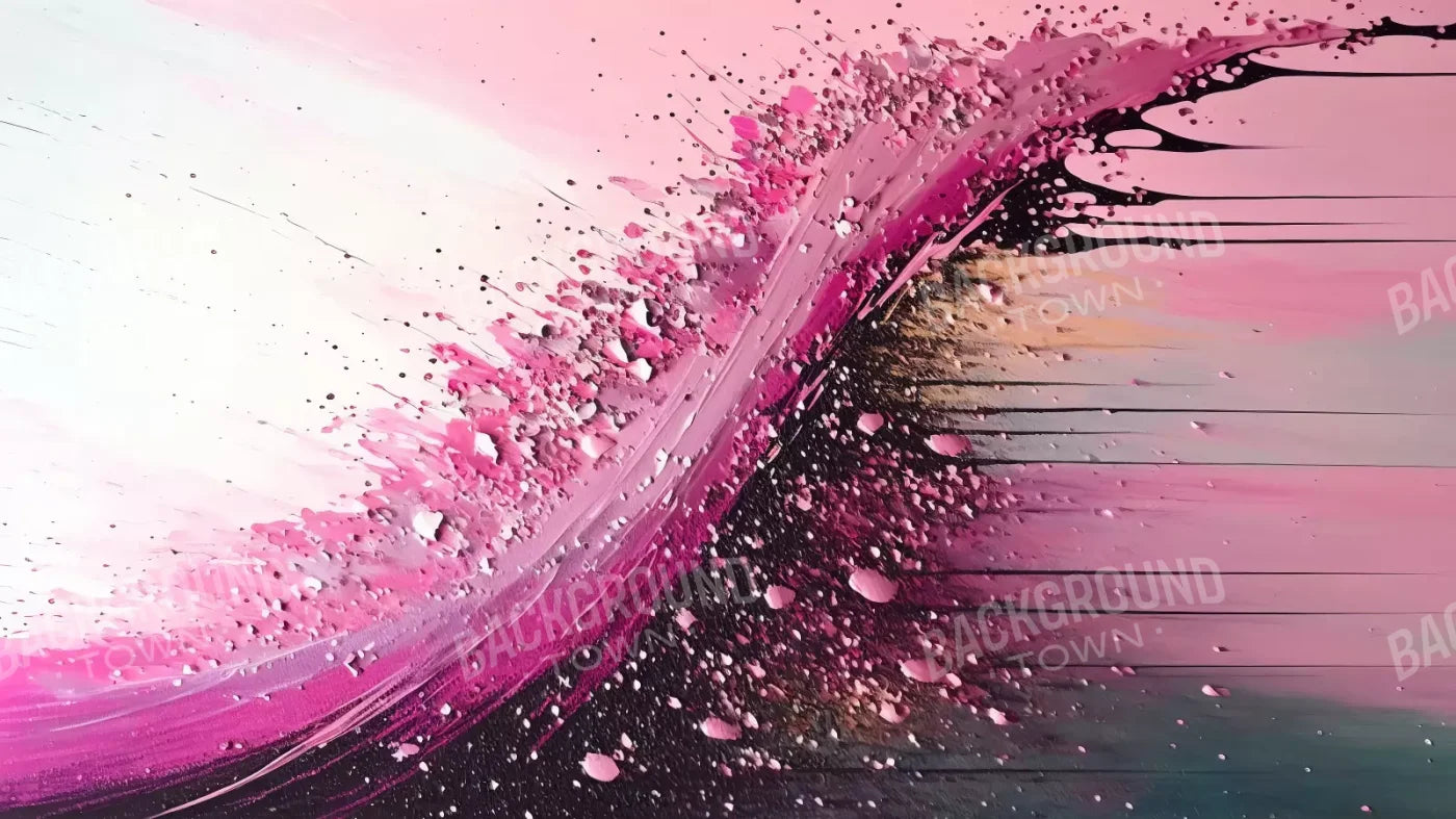 Abstract In Hot Pink H 14X8 Ultracloth ( 168 X 96 Inch ) Backdrop
