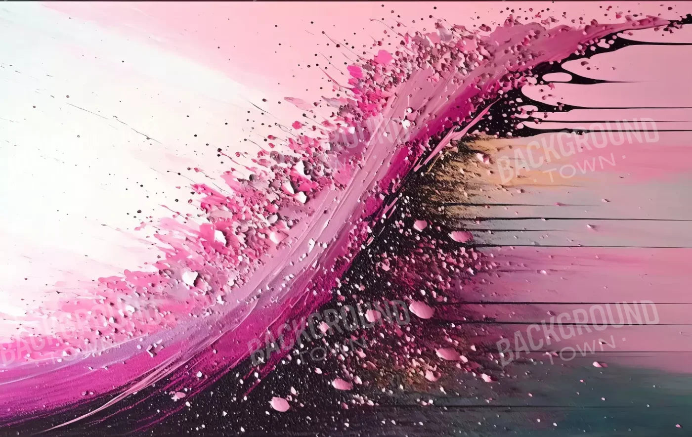 Abstract In Hot Pink H 16X10 Ultracloth ( 192 X 120 Inch ) Backdrop