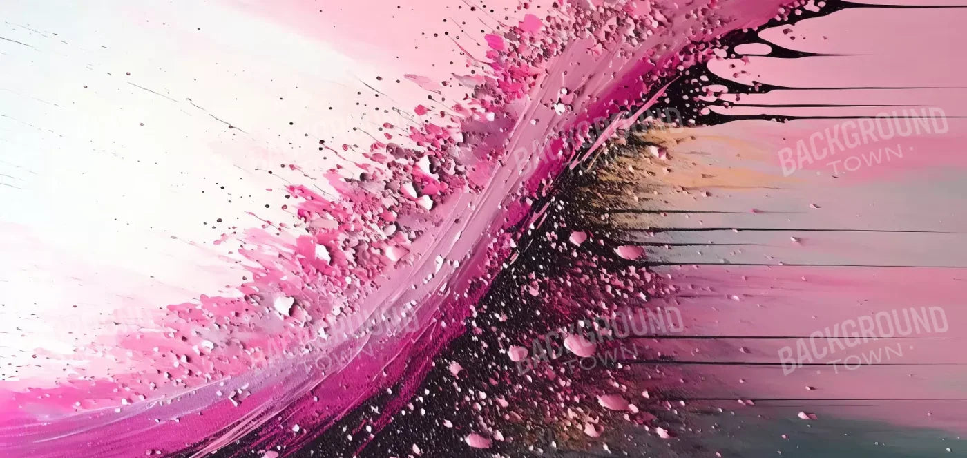 Abstract In Hot Pink H 16X8 Ultracloth ( 192 X 96 Inch ) Backdrop