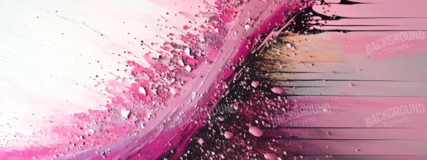 Abstract In Hot Pink H 20X8 Ultracloth ( 240 X 96 Inch ) Backdrop