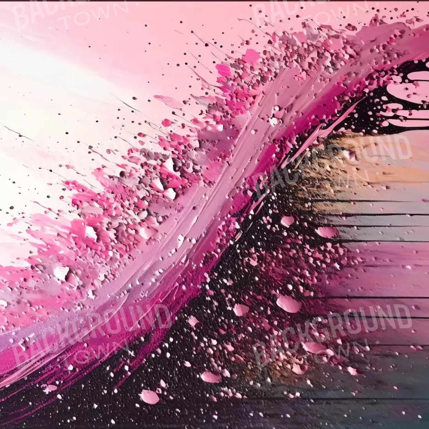 Abstract In Hot Pink H 8X8 Fleece ( 96 X Inch ) Backdrop