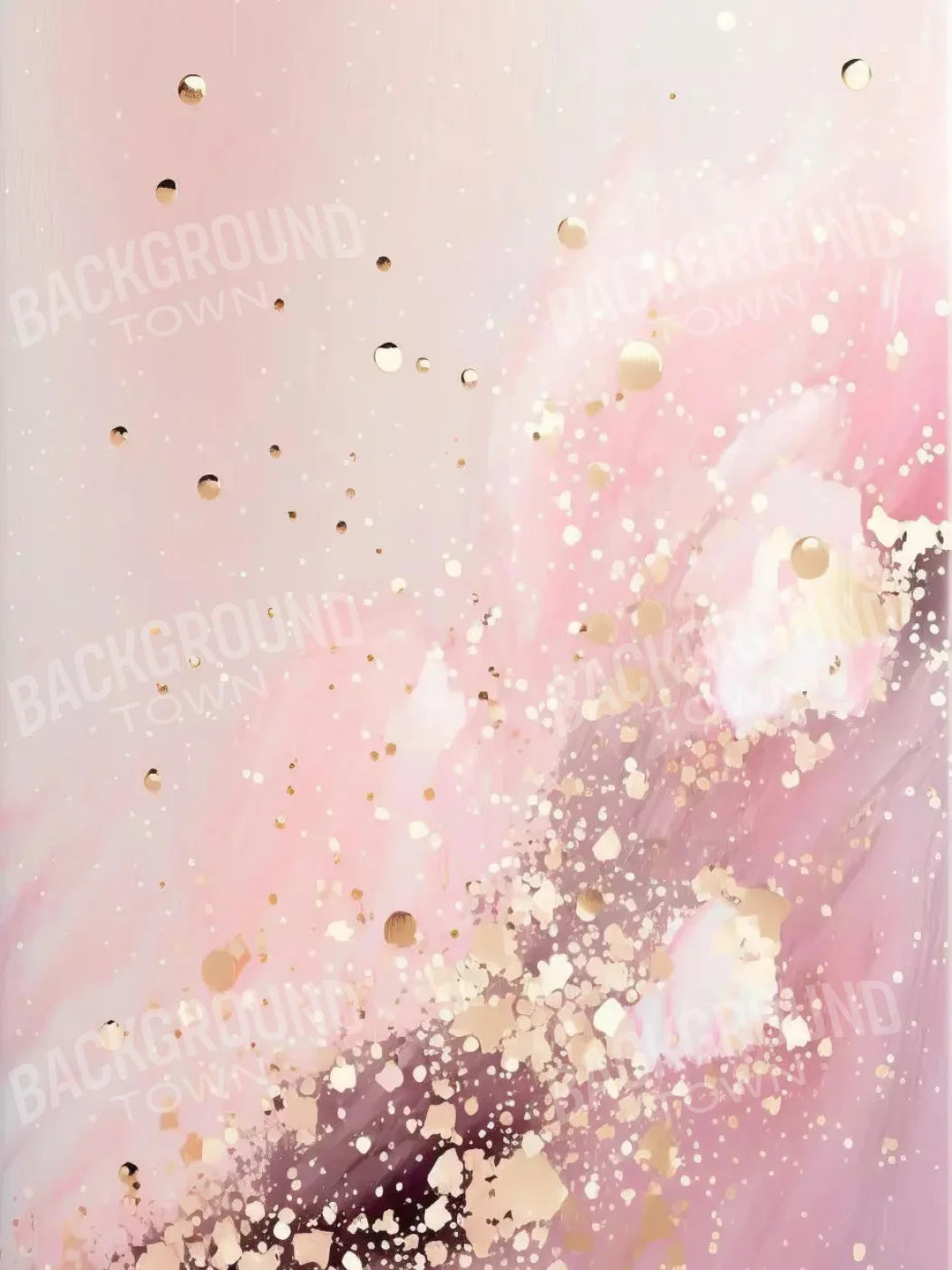 Abstract In Pink 5X68 Fleece ( 60 X 80 Inch ) Backdrop