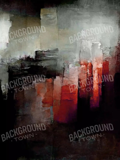 Abstract In Red 8X10 Fleece ( 96 X 120 Inch ) Backdrop