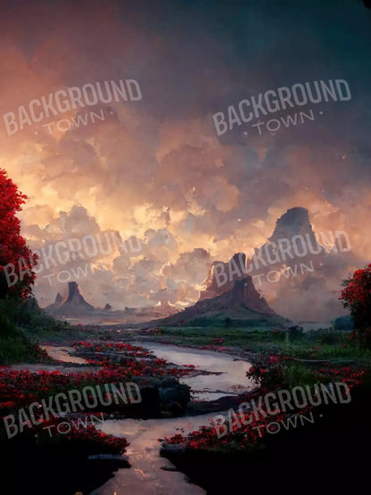 Abundance 8X10 Fleece ( 96 X 120 Inch ) Backdrop