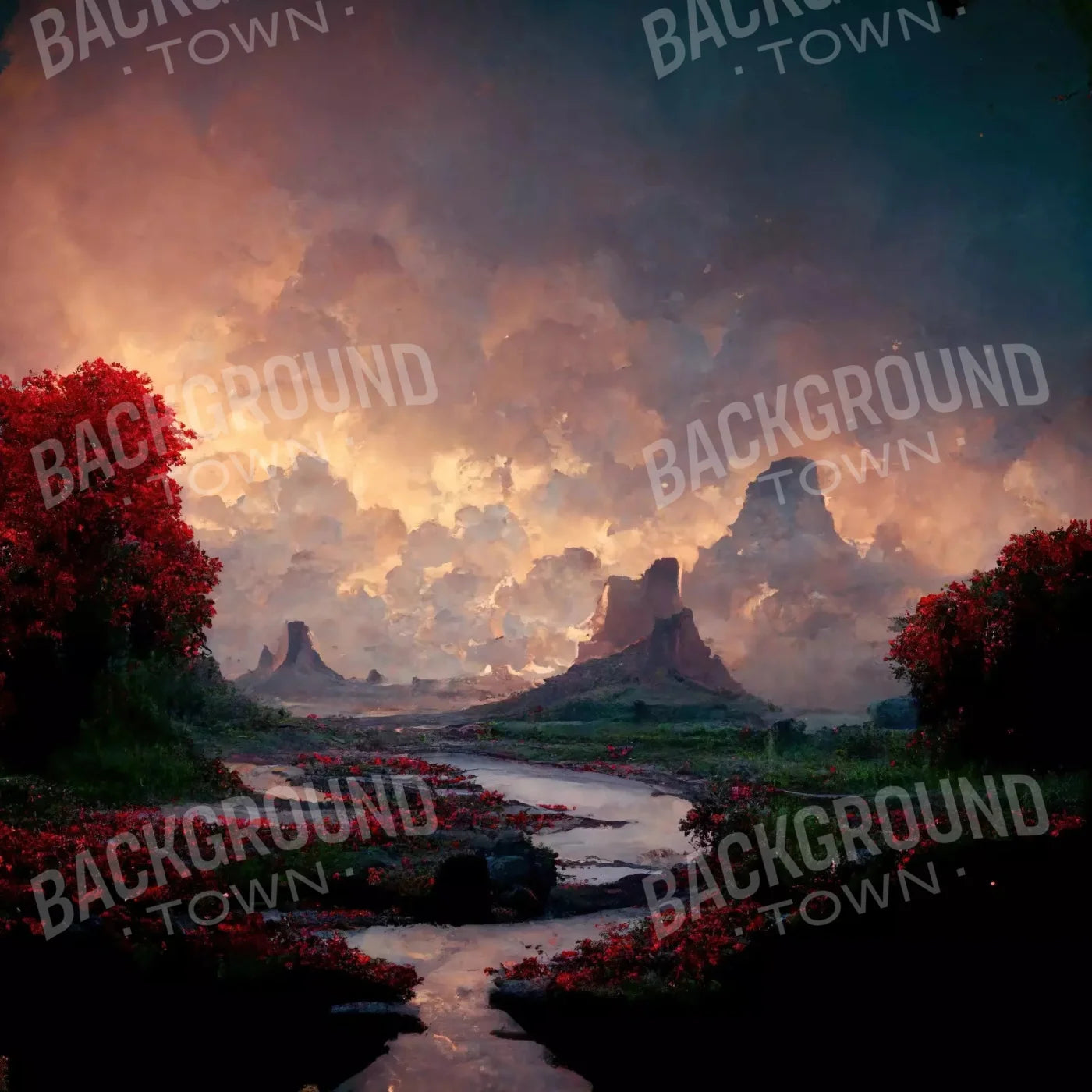 Abundance 8X8 Fleece ( 96 X Inch ) Backdrop