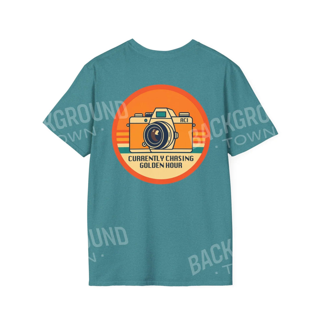 ACI Chasing Golden Hour T-Shirt Unisex Heather Galapagos Blue / S T-Shirt