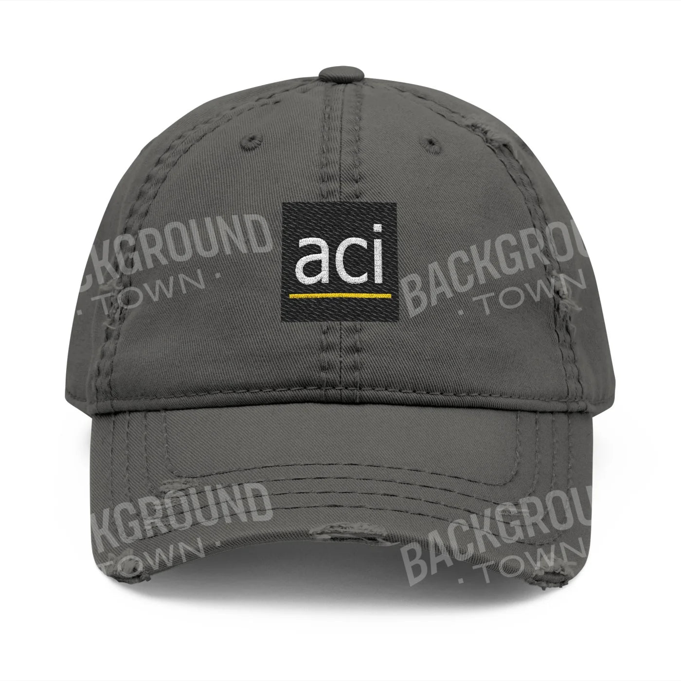 ACI Distressed Hat Charcoal Grey / One size Supplies