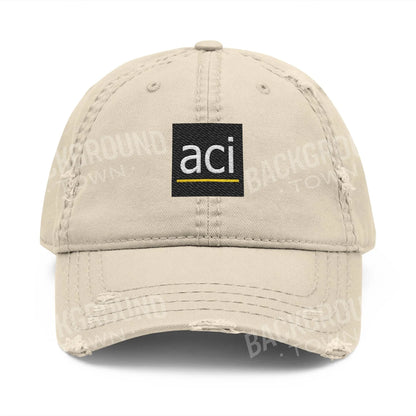 ACI Distressed Hat Khaki / One size Supplies