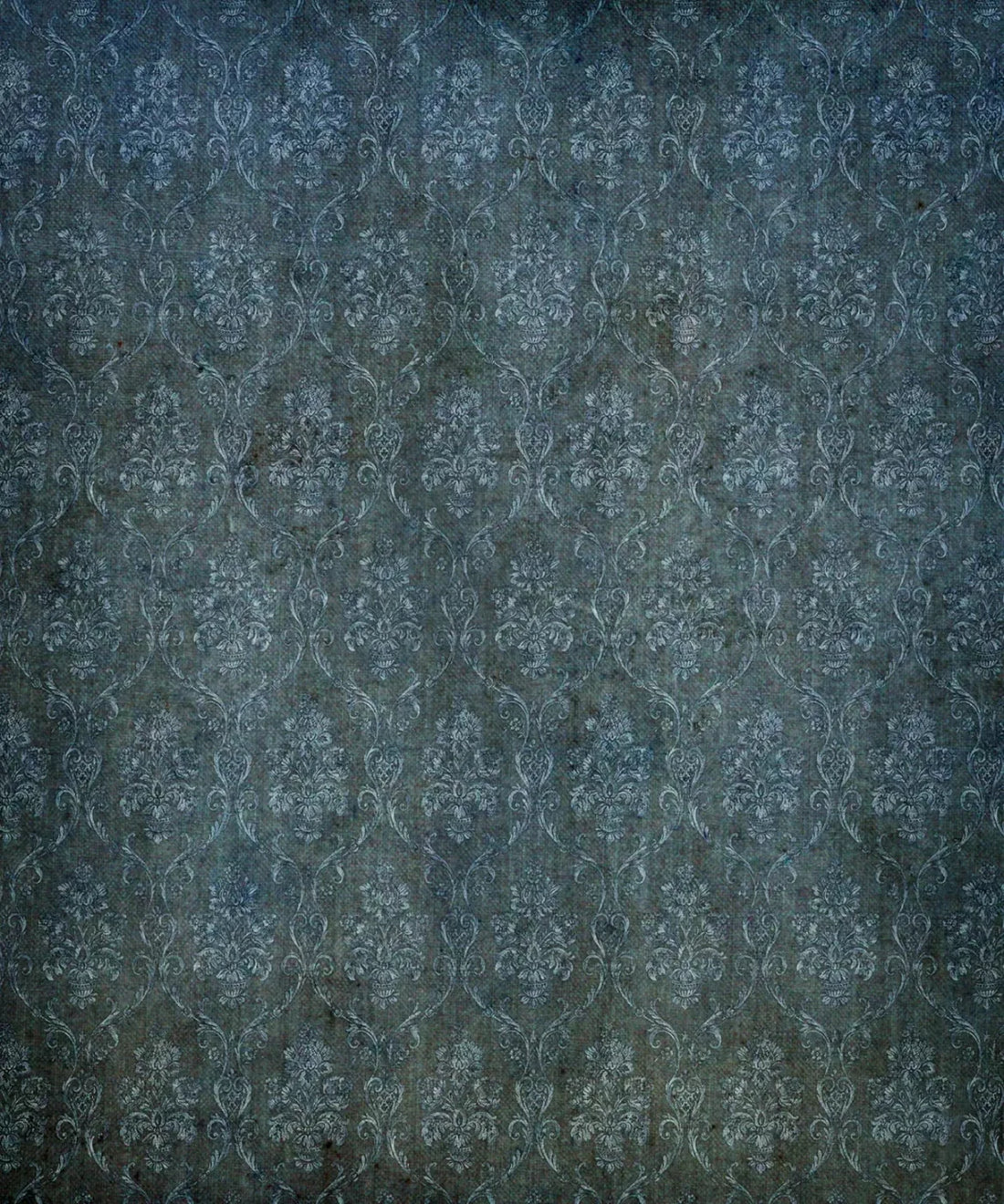 Blue Damask Backdrop for Photography