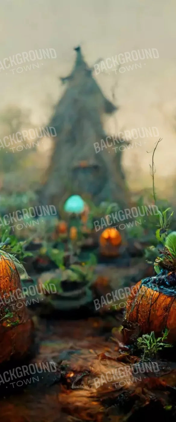 After Hallows Eve Village I 5’X12’ Ultracloth For Westcott X-Drop (60 X 144 Inch) Backdrop