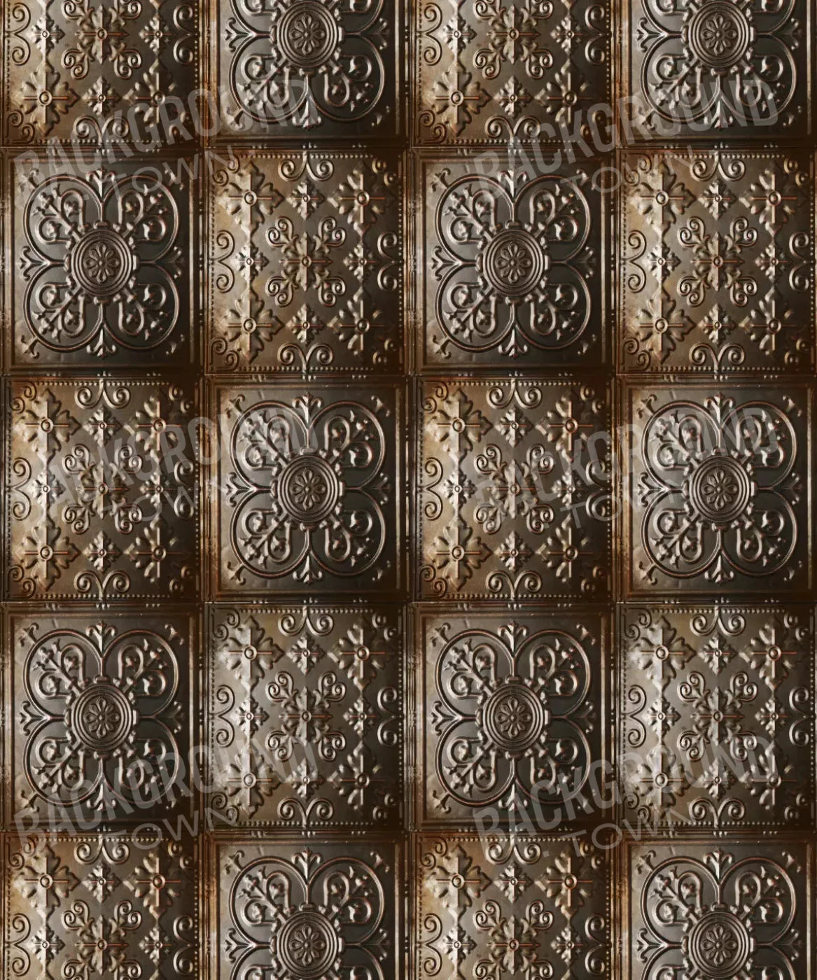 Bronze Metal Tile Backdrop for Photography