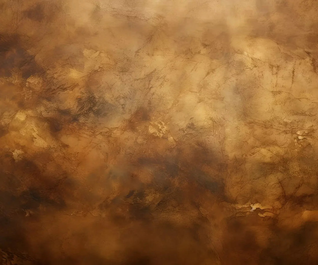 Aged Brown Leather Ii 5’X4’2 Fleece (60 X 50 Inch) Backdrop