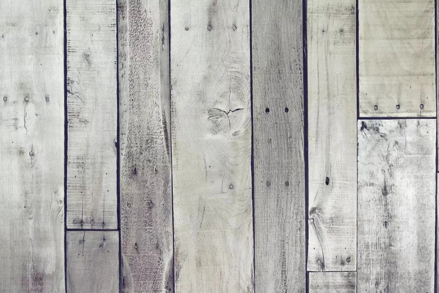 Aged Cream Floorboards 5X4 Rubbermat Floor ( 60 X 48 Inch ) Backdrop