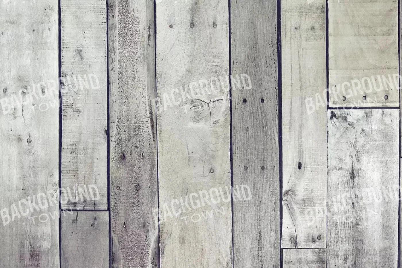 Aged Cream Floorboards Rubbermat Floor 5X4 ( 60 X 48 Inch )