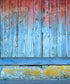 Red and Blue Aged Wood Backdrop for Photography