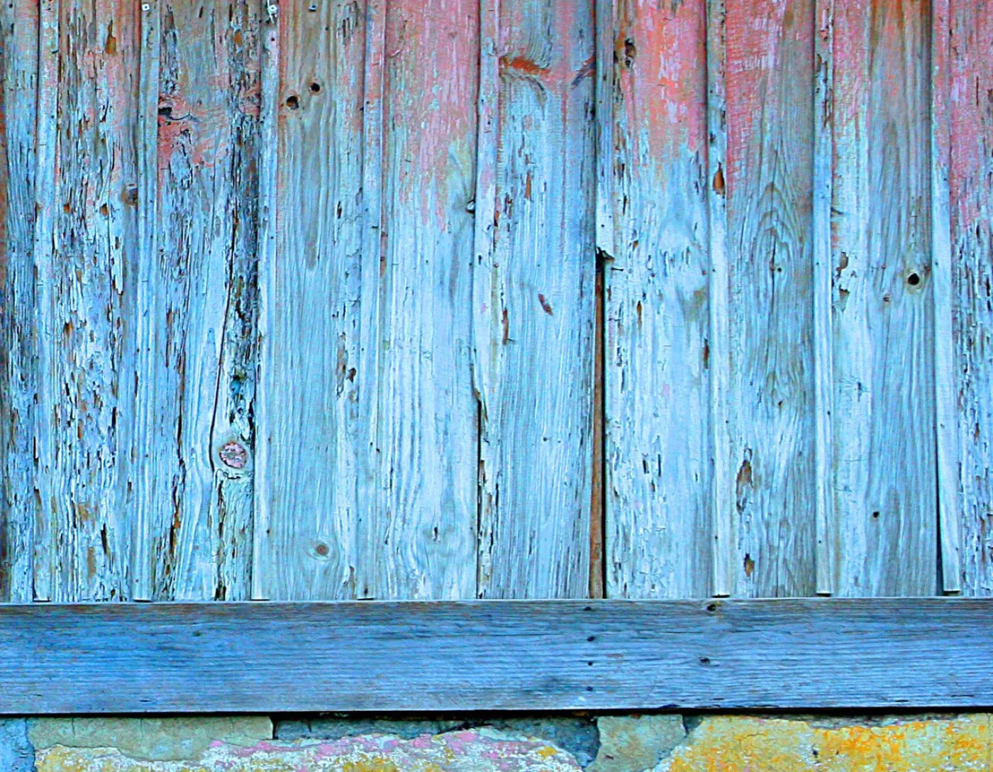 Aged Wood 8X6 Fleece ( 96 X 72 Inch ) Backdrop