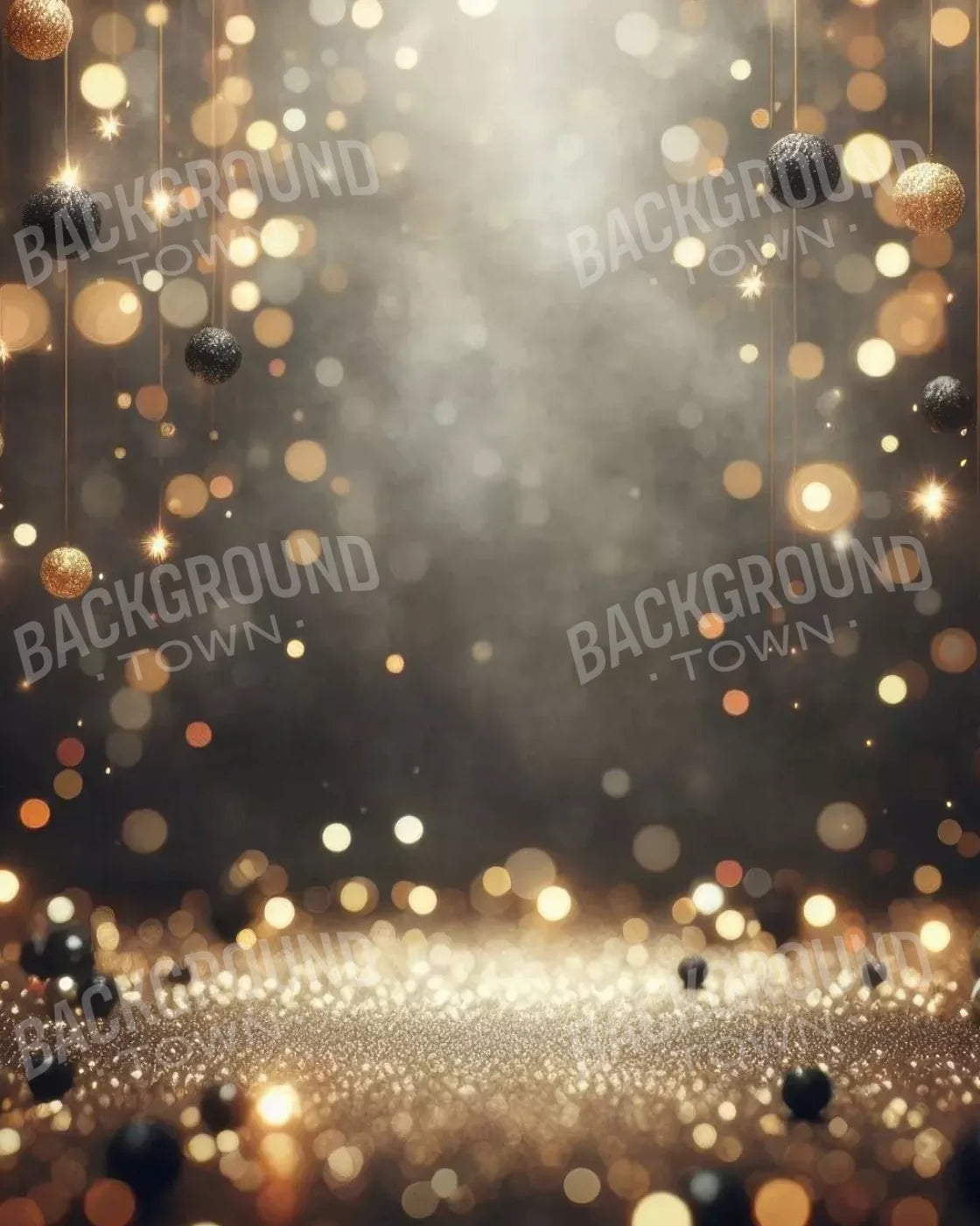 All That Glitters 8’X10’ Fleece (96 X 120 Inch) Backdrop