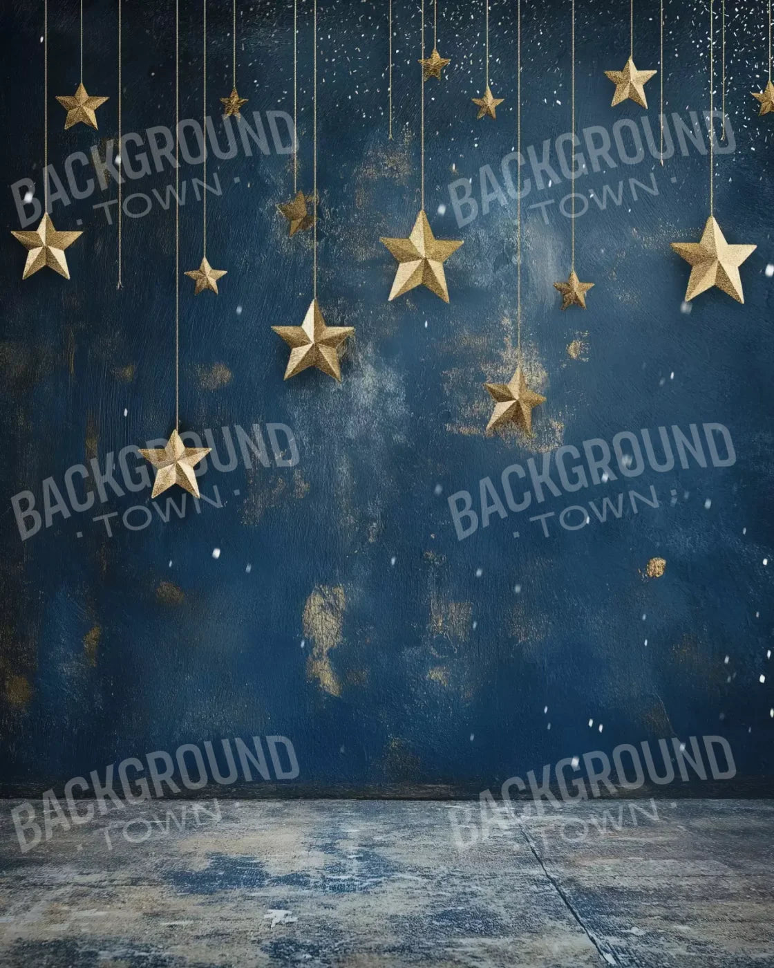 Alya Star Wall 8’X10’ Fleece (96 X 120 Inch) Backdrop