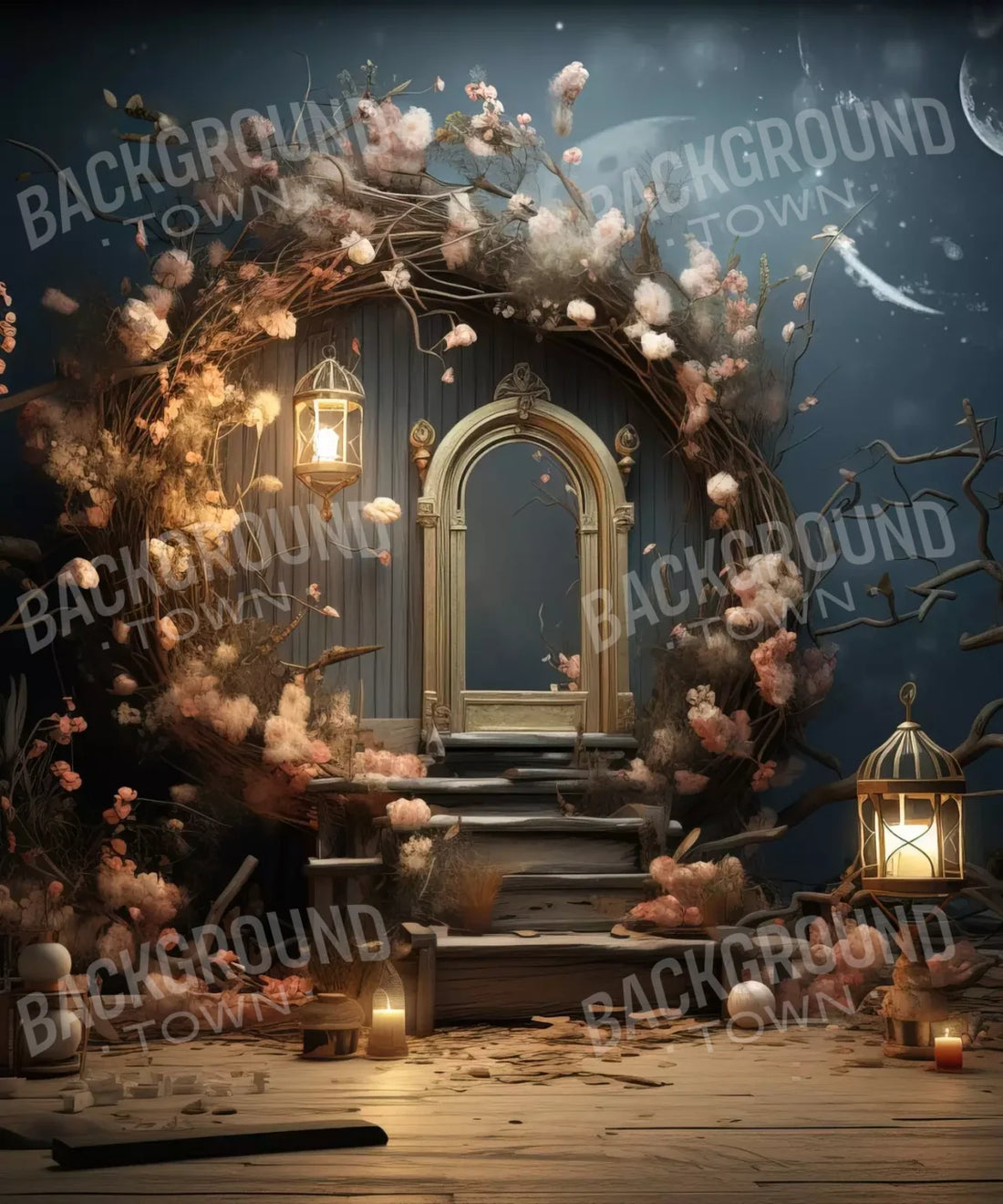 Gold , Brown Backdrop for Photography