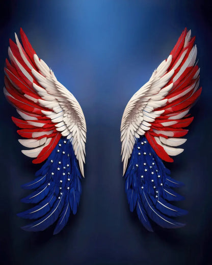 American Angel 8’x10’ Fleece (96 x 120 inch) Backdrop