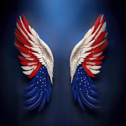 American Angel 8’x8’ Fleece (96 x 96 inch) Backdrop