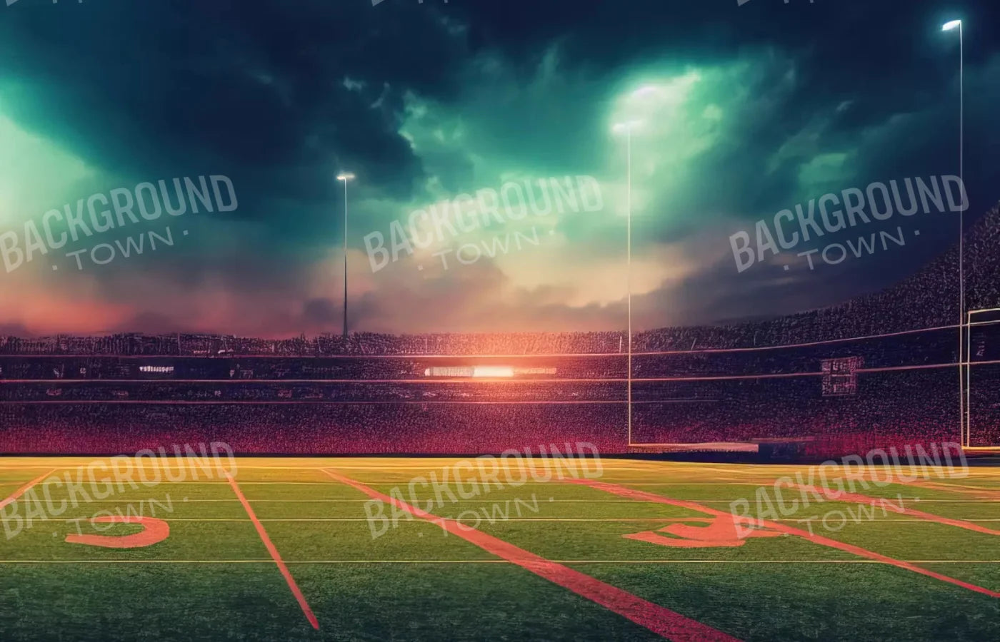 American Fb Field 12X8 Ultracloth ( 144 X 96 Inch ) Backdrop