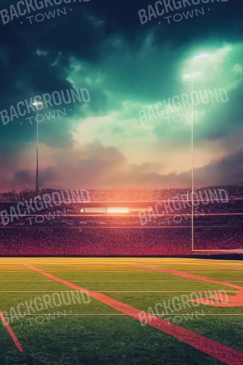 American Fb Field 5X8 Ultracloth ( 60 X 96 Inch ) Backdrop