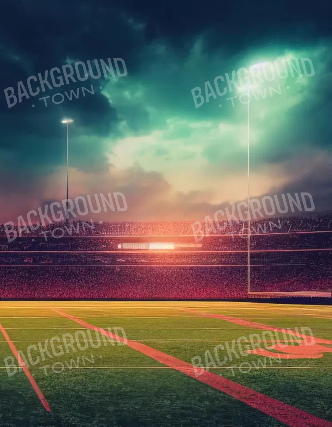 American Fb Field 6X8 Fleece ( 72 X 96 Inch ) Backdrop