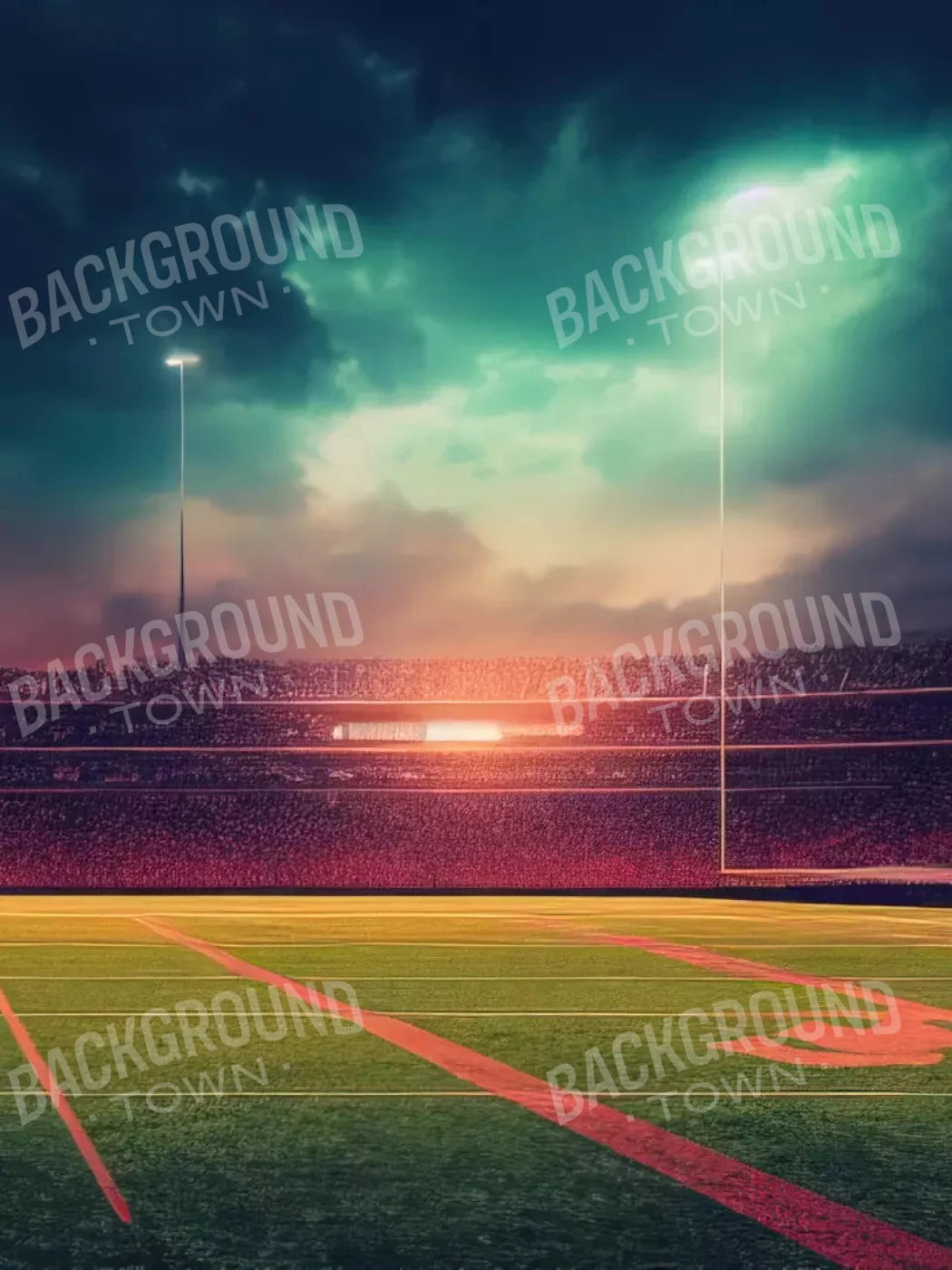 American Fb Field 8X10 Fleece ( 96 X 120 Inch ) Backdrop