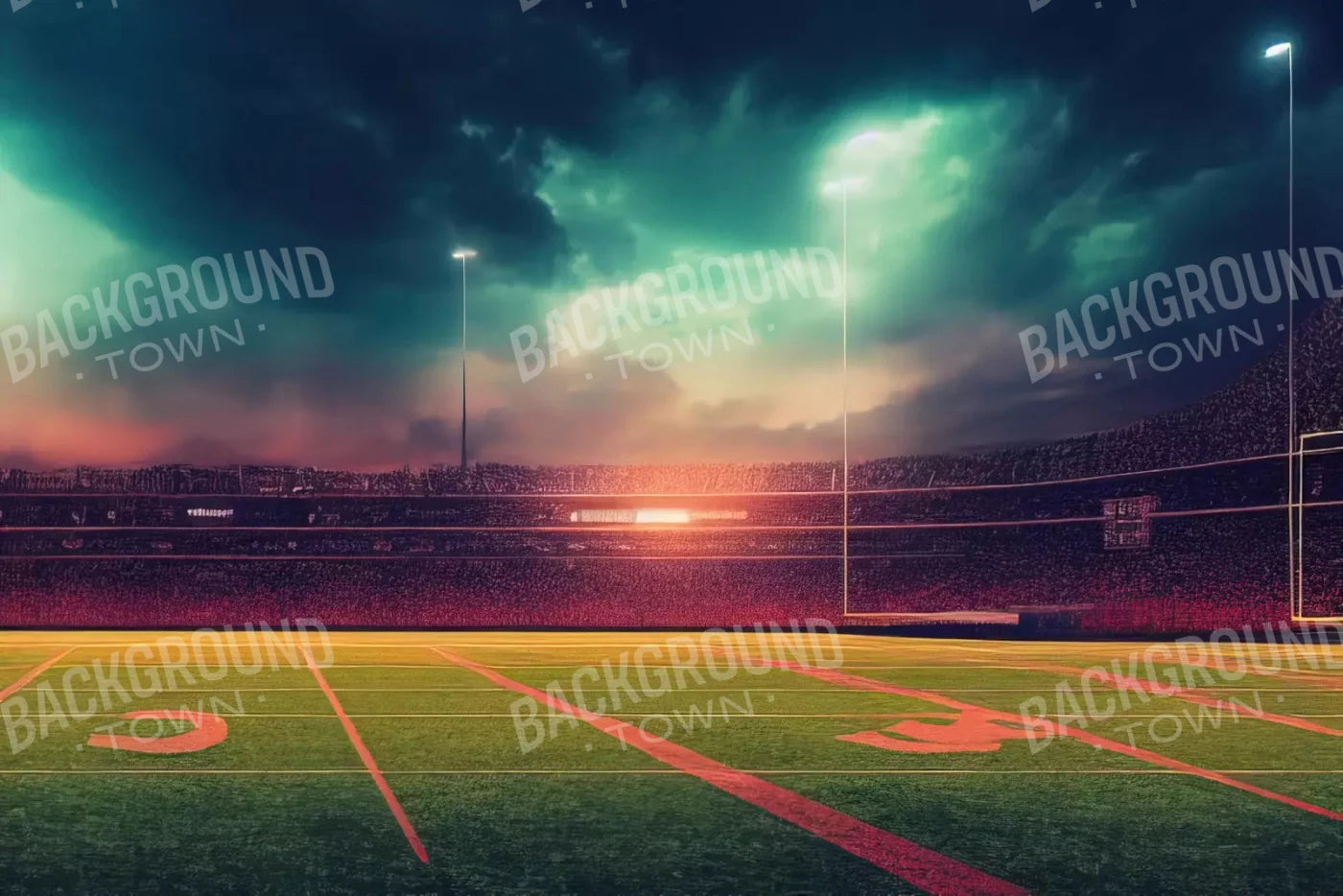 American Fb Field 8X5 Ultracloth ( 96 X 60 Inch ) Backdrop
