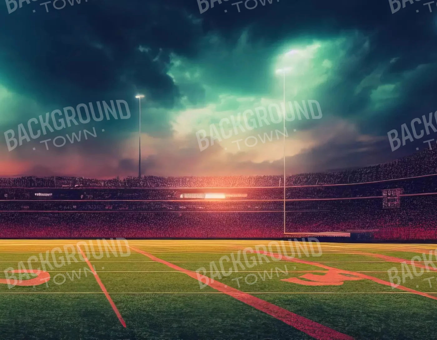 American Fb Field 8X6 Fleece ( 96 X 72 Inch ) Backdrop