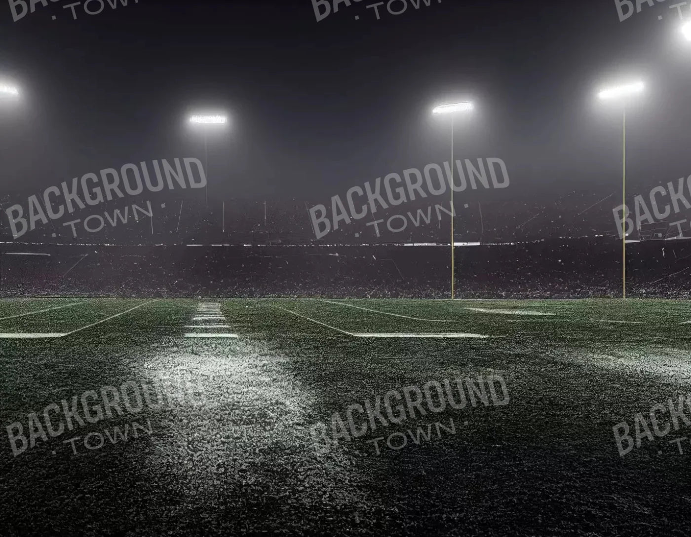 American Football 8X6 Fleece ( 96 X 72 Inch ) Backdrop