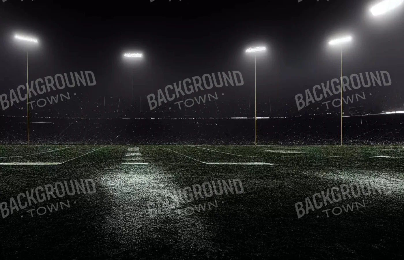 American Football Dark 12X8 Ultracloth ( 144 X 96 Inch ) Backdrop