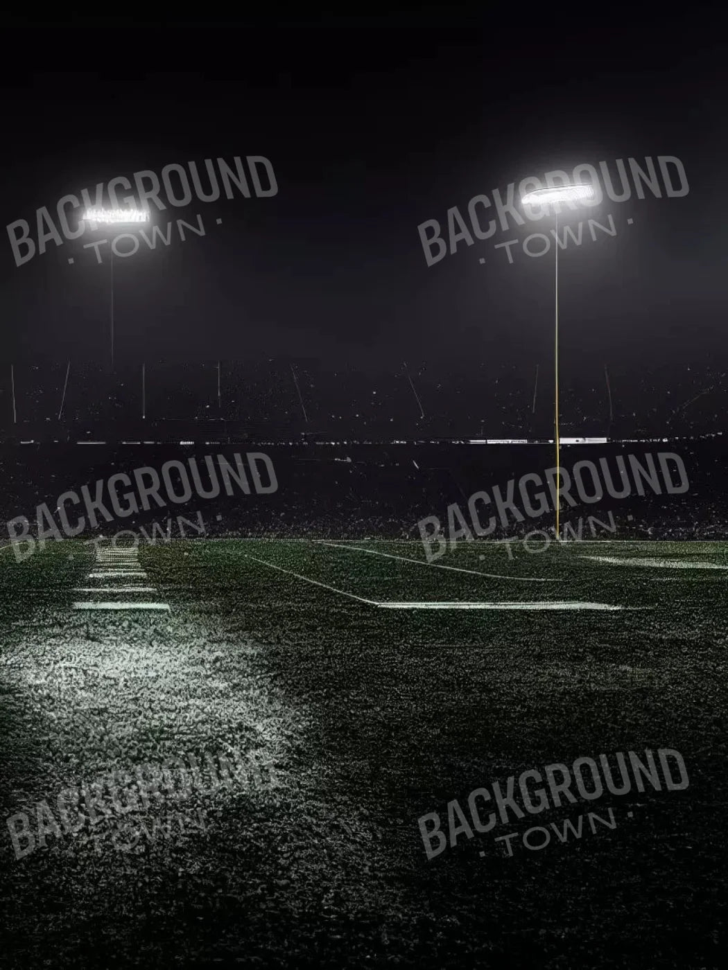American Football Dark 5X68 Fleece ( 60 X 80 Inch ) Backdrop