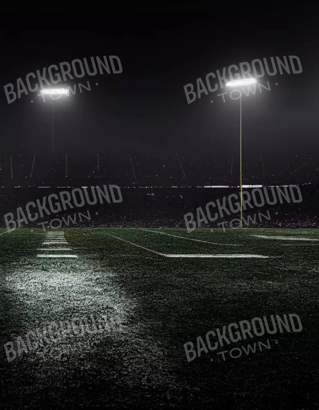 American Football Dark 6X8 Fleece ( 72 X 96 Inch ) Backdrop