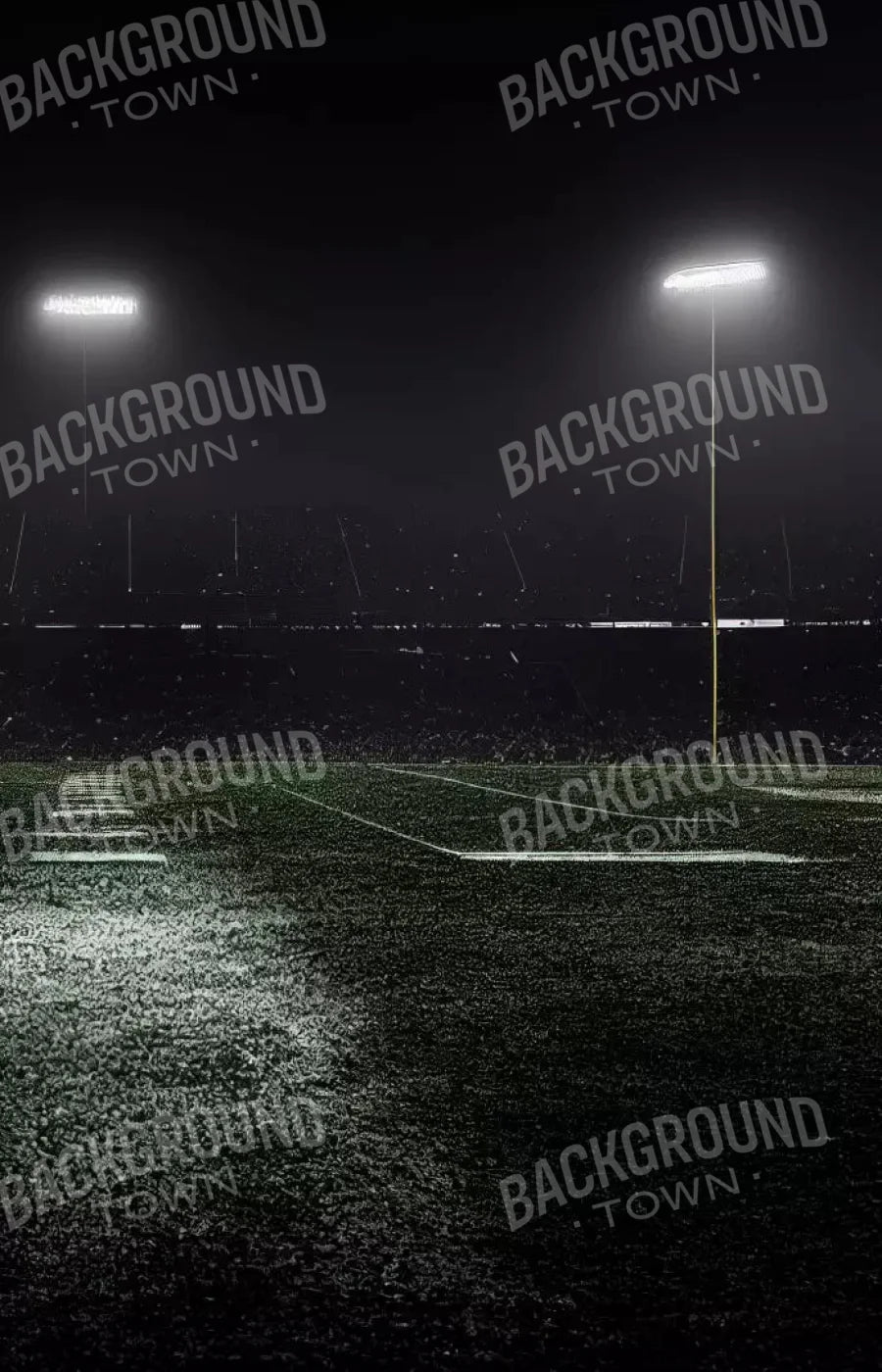 American Football Dark 8X12 Ultracloth ( 96 X 144 Inch ) Backdrop