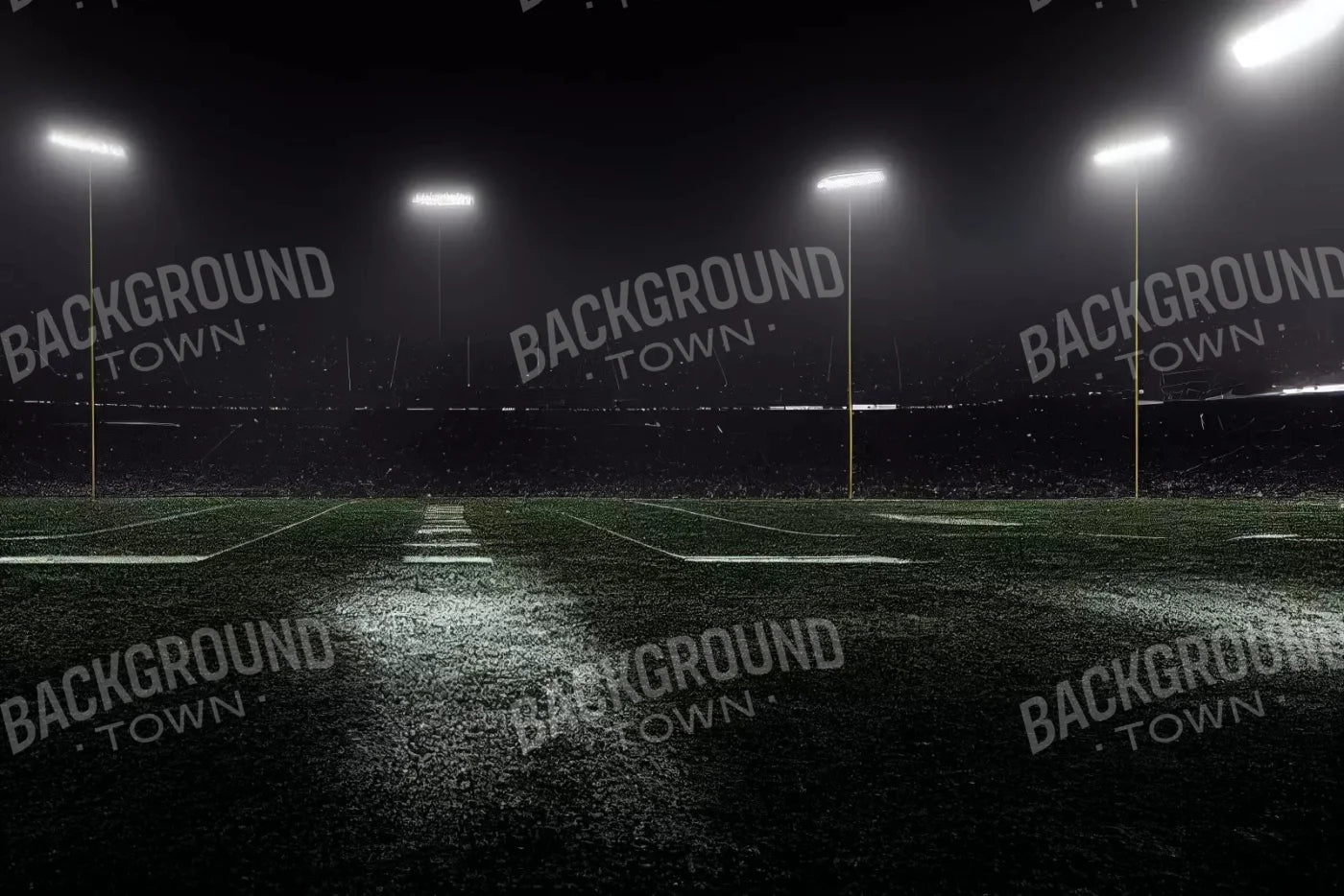 American Football Dark 8X5 Ultracloth ( 96 X 60 Inch ) Backdrop