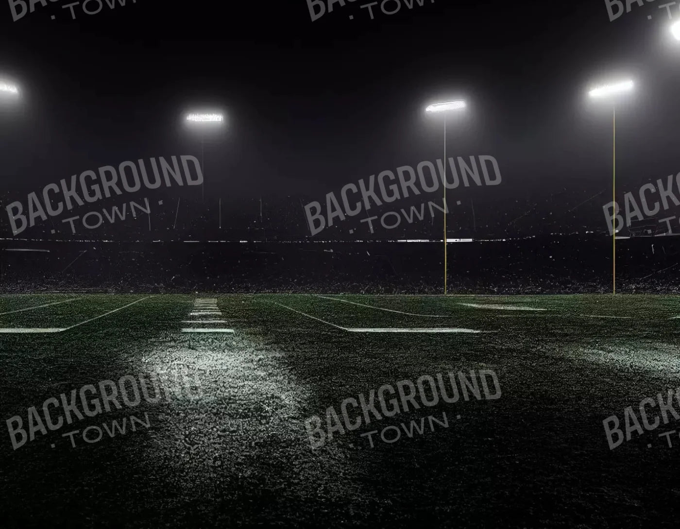 American Football Dark 8X6 Fleece ( 96 X 72 Inch ) Backdrop