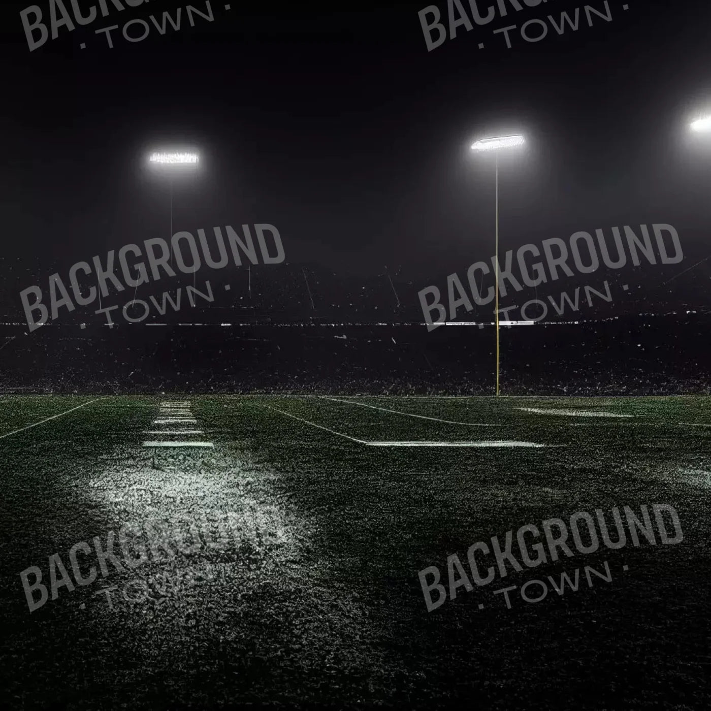 American Football Dark 8X8 Fleece ( 96 X Inch ) Backdrop