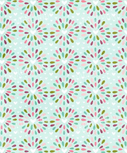 Green Pattern Backdrop for Photography