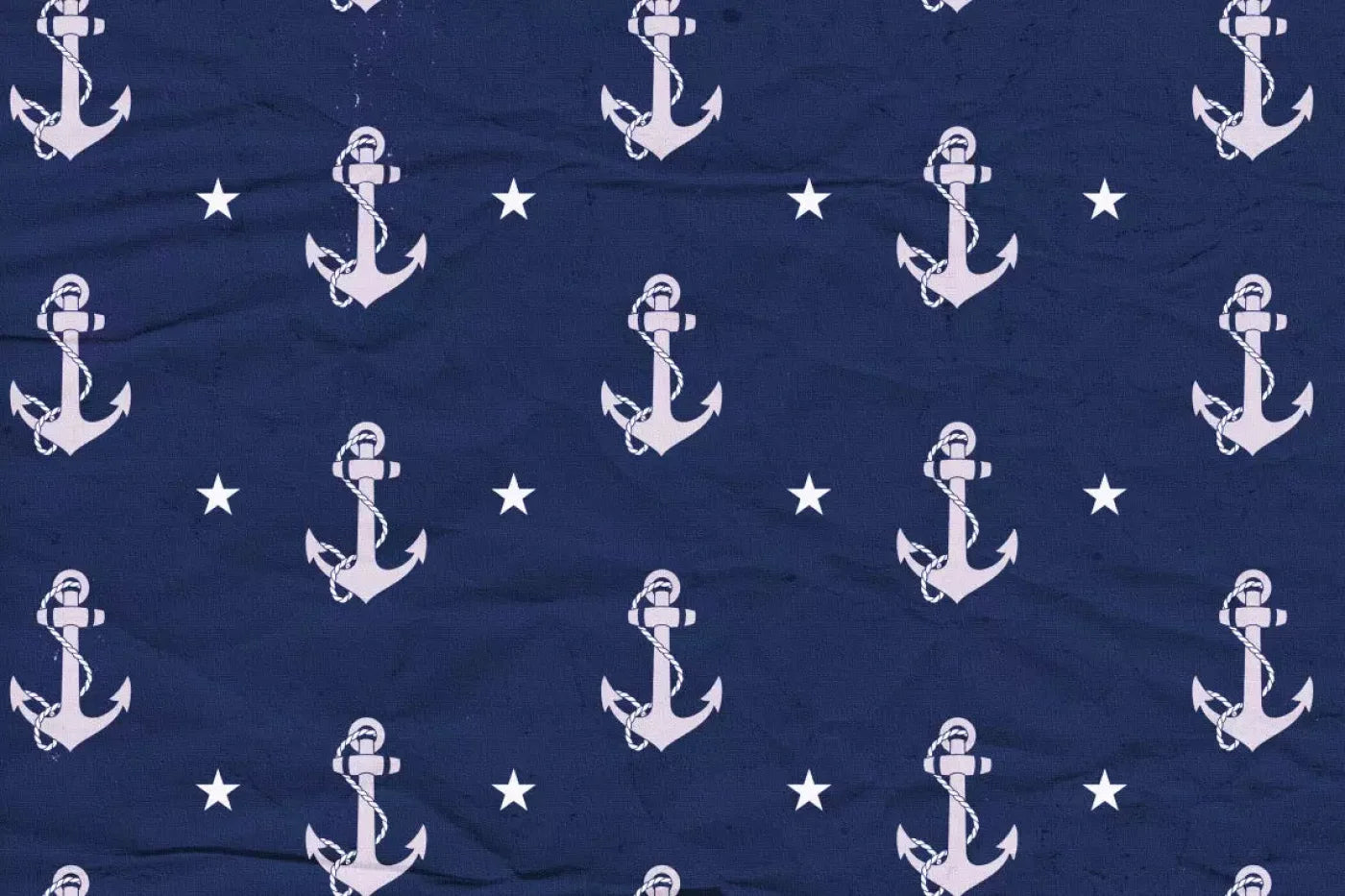 Anchors Away Blue 5X4 Rubbermat Floor ( 60 X 48 Inch ) Backdrop
