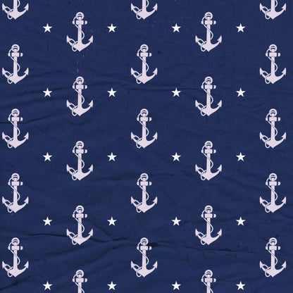 Anchors Away Blue 5X5 Rubbermat Floor ( 60 X Inch ) Backdrop