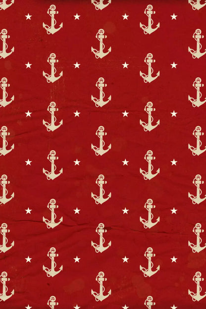 Anchors Away Red 5X76 For Lvl Up Backdrop System ( 60 X 90 Inch )