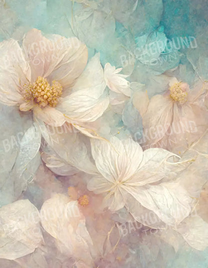 Angel Flowers 1 6X8 Fleece ( 72 X 96 Inch ) Backdrop