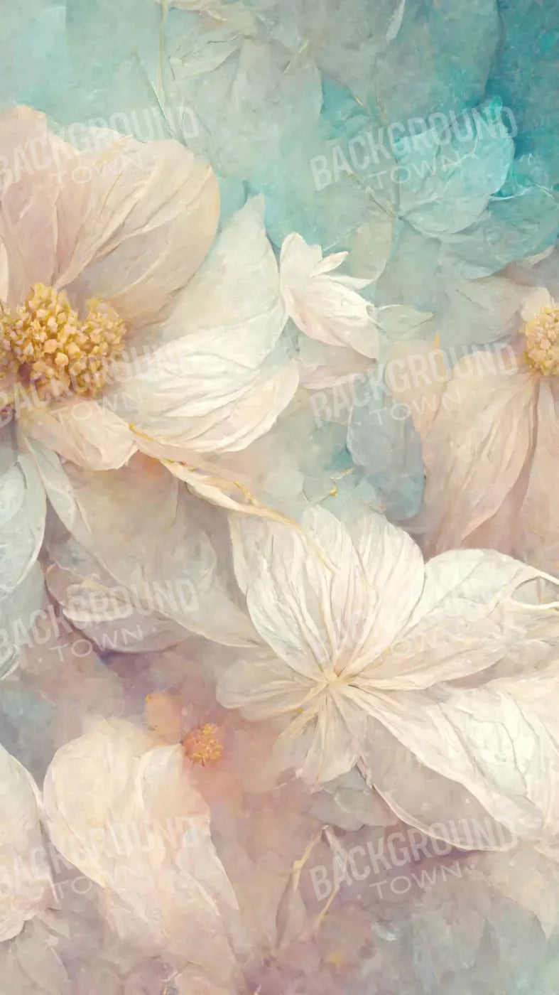 Angel Flowers 1 8X14 Ultracloth ( 96 X 168 Inch ) Backdrop